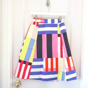 Kate Spade Multicolor Striped Skirt